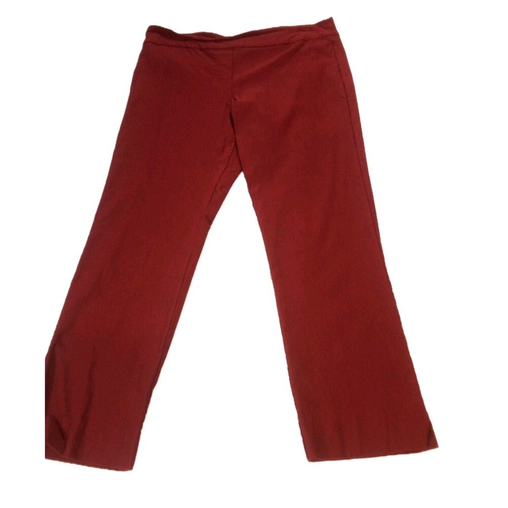 Women's Erica Taylor Tangerine Dress Pants Elastic Fit Size‎ XL